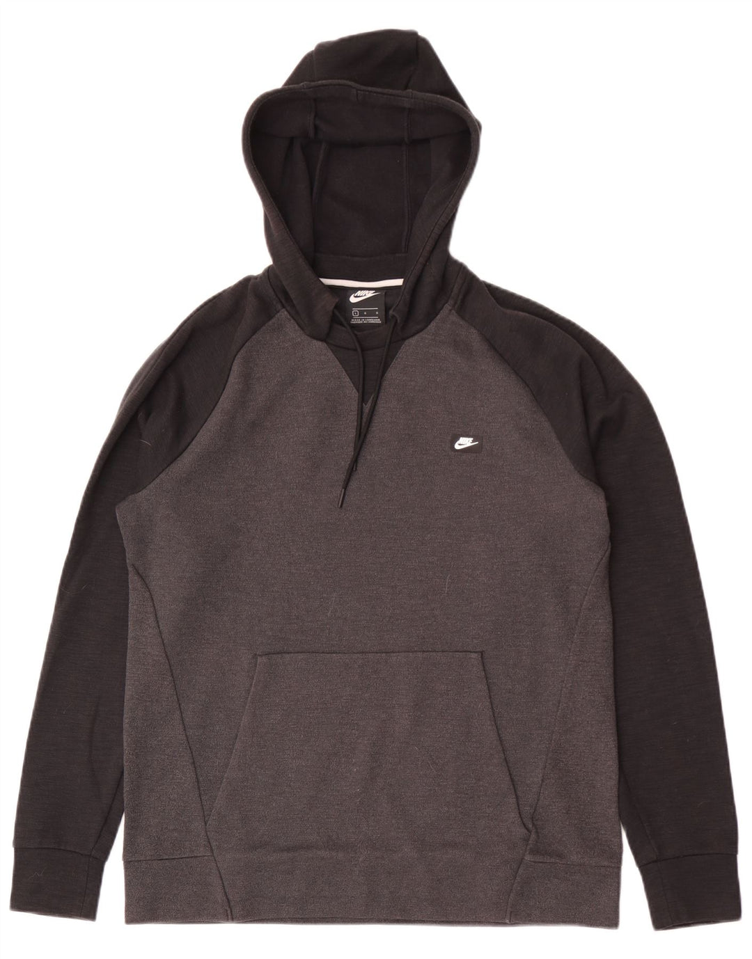 Pulover Nike pentru bărbați, mare, gri, color block, bumbac