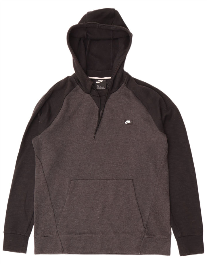 Pulover Nike pentru bărbați, mare, gri, color block, bumbac
