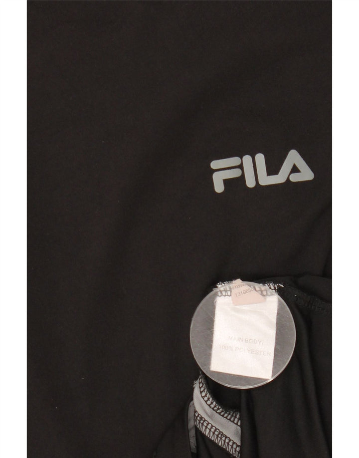 Tricou Bărbați FILA Top Mediu Negru Poliester Bloc de culoare