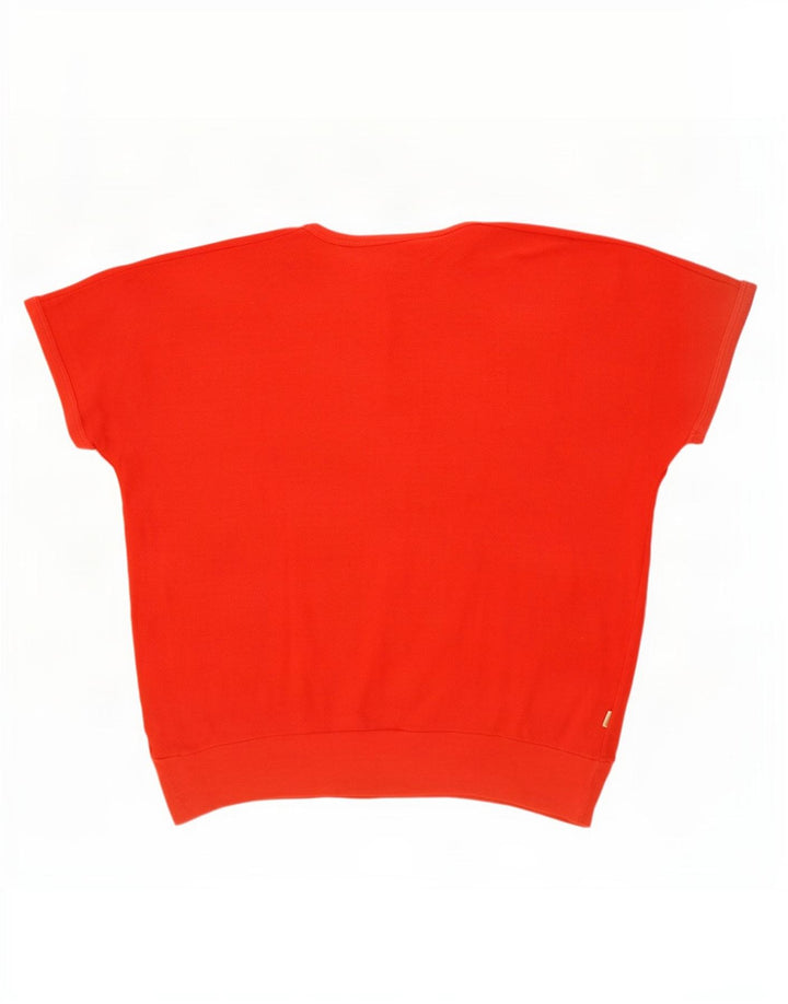 Tricou Fiorucci pentru femei Top UK 10 Small Red Bumbac