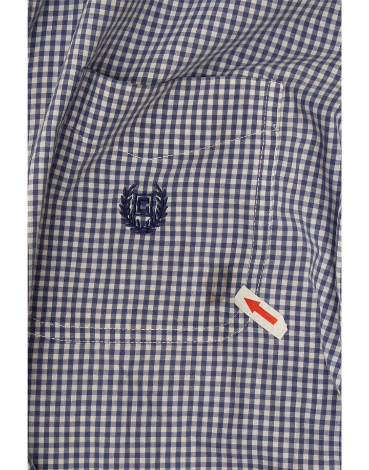 Cămașă pentru bărbați Chaps 2XL, bumbac cu check albastru