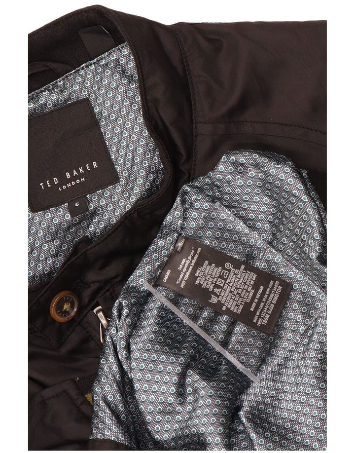 Jachetă bomber pentru bărbați Ted Baker Mărimea 6 2XL Poliester negru