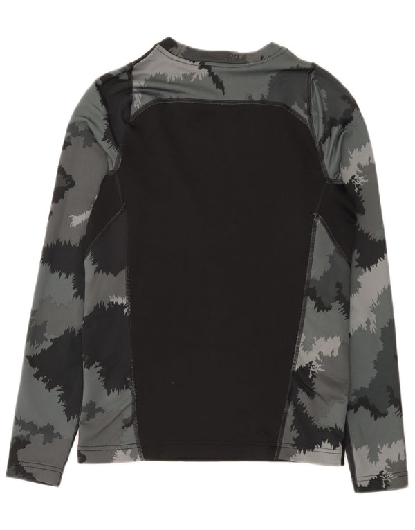 Nike Boys Fitted Graphic Top mânecă lungă 13-14 ani XL Camuflaj negru