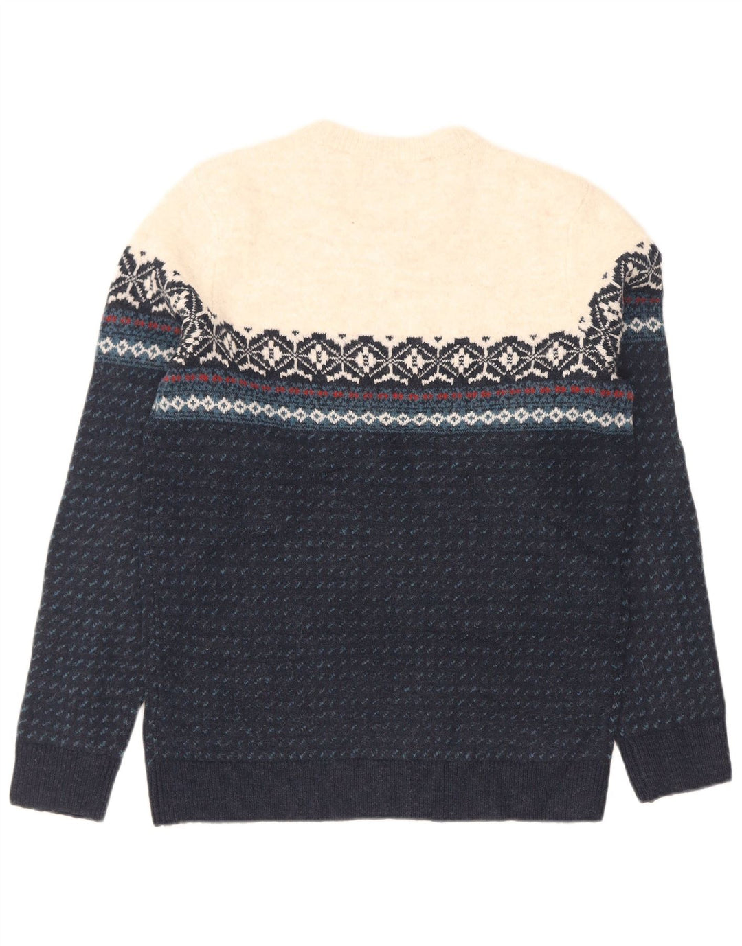Pulover pentru bărbați Marks & Spencer, cu gât crew, color block, albastru bleumarin mic