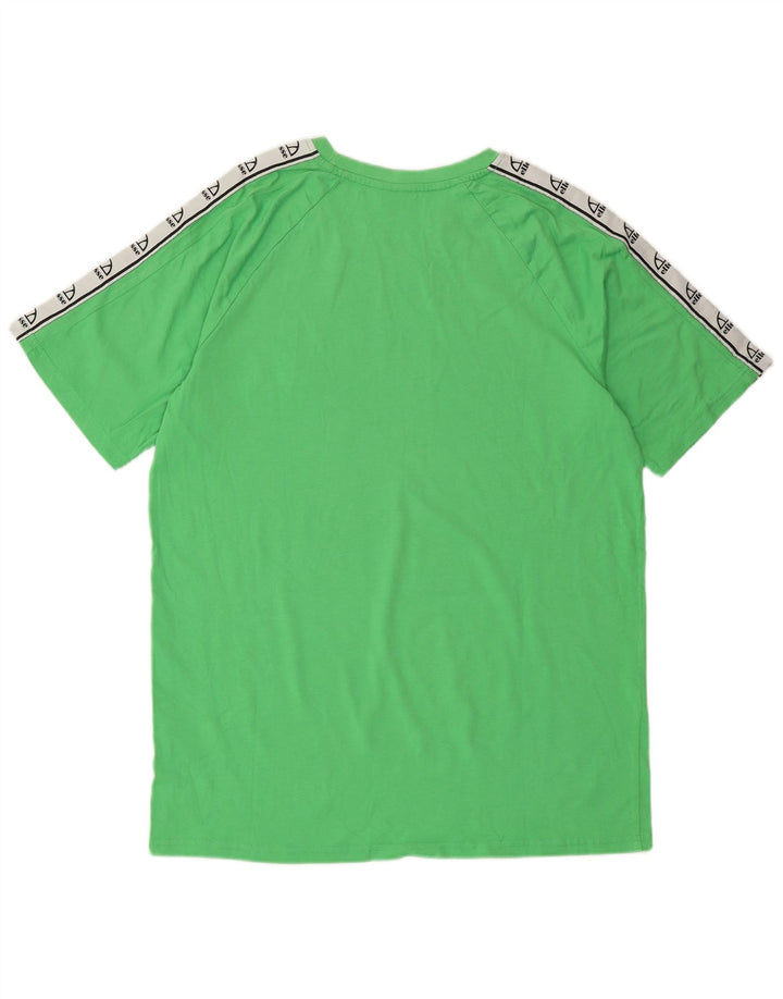 Tricou grafic pentru bărbați ELLESSE Top XL, verde, bumbac color bloc