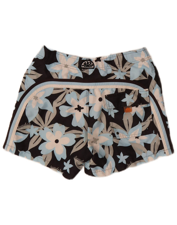 Sundek Pantaloni scurti de baie pentru femei UK 10 Small Black Floral