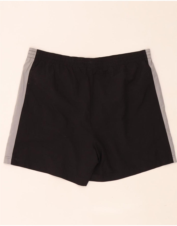 Pantaloni scurți sport Umbro pentru bărbați, mari, negri, color block
