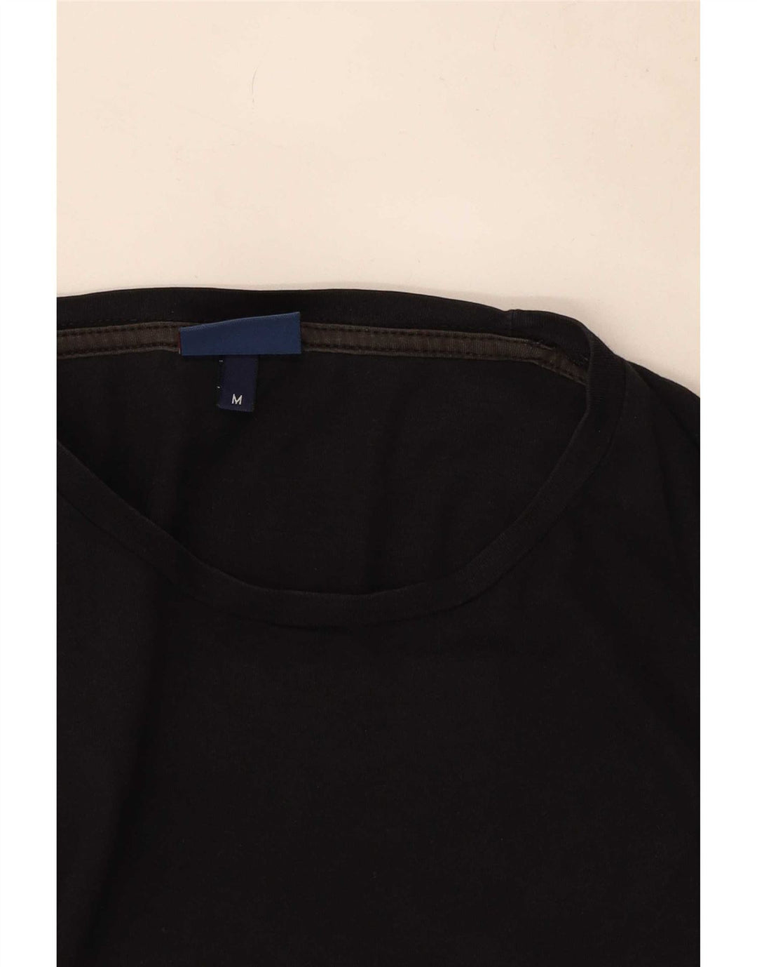 Trussardi Jeans Top grafic pentru bărbați cu mânecă lungă, bumbac mediu negru