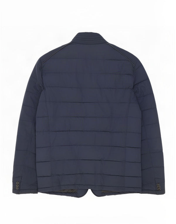 Jachetă căptușită pentru bărbați Zara UK 38 Medium Bleumarin Poliester