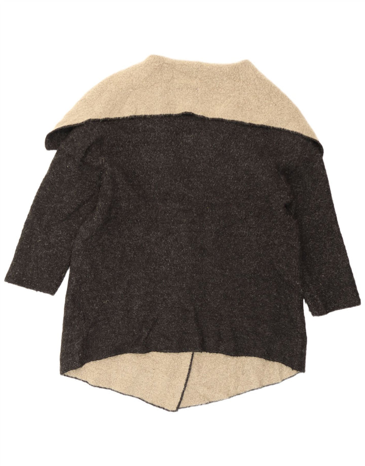 Pulover cardigan deschis pentru femei Zara UK 14 Medium Gri Colorblock