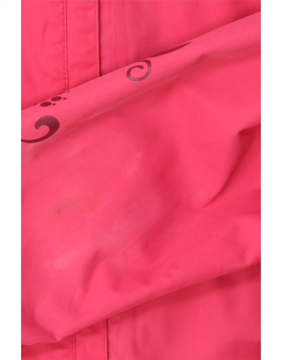 JACK WOLFSKIN Jachetă de ploaie cu glugă pentru femei UK 10 Small Pink Poliamidă
