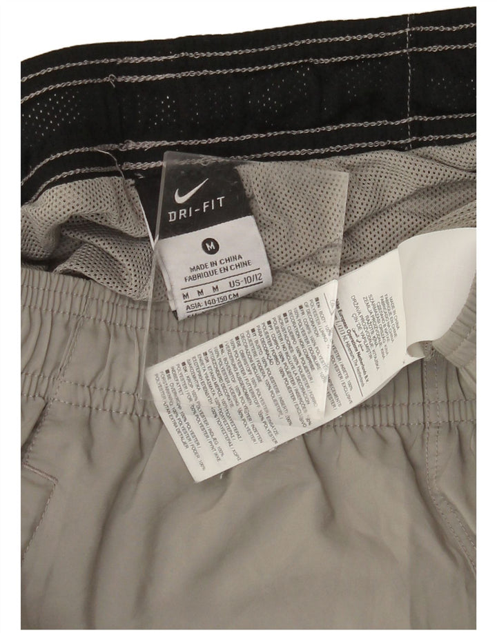 Pantaloni scurți sport pentru băieți NIKE 10-11 ani, gri mediu, sport blocuri de culoare