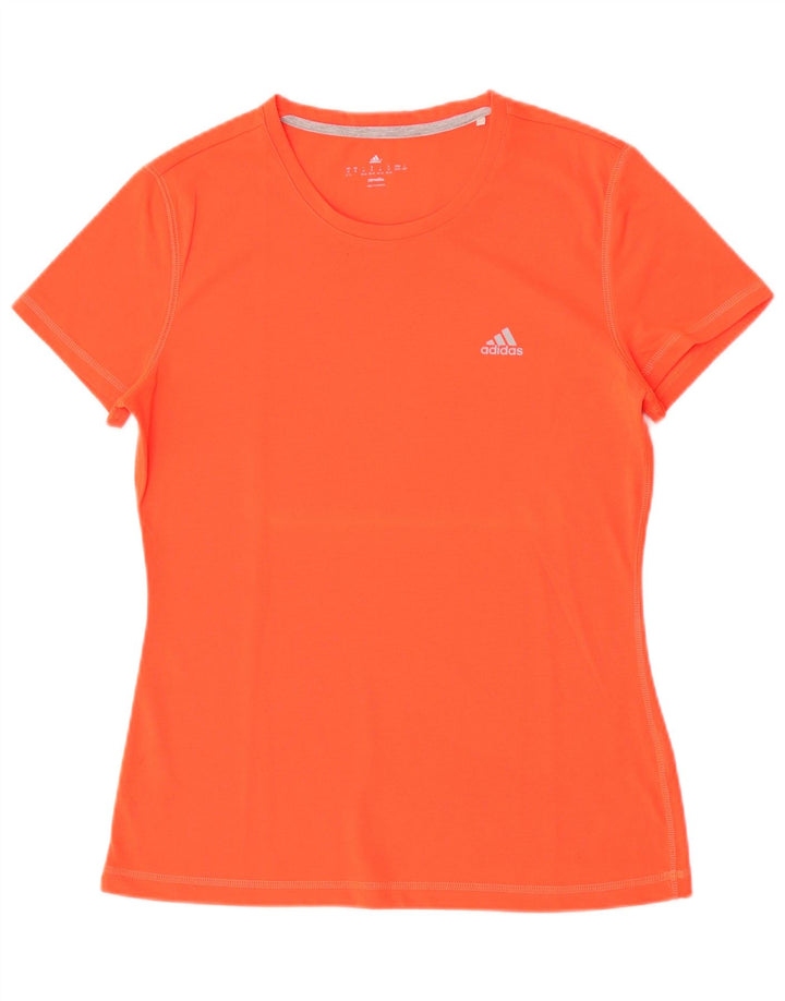 Tricou Adidas Climalite pentru femei, Marea Britanie 12/14, portocaliu mediu