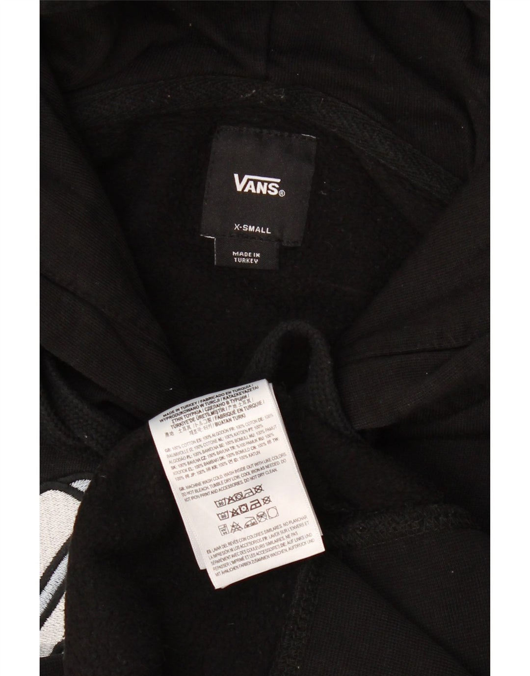 VANS Pulover grafic pentru bărbați XS bumbac negru