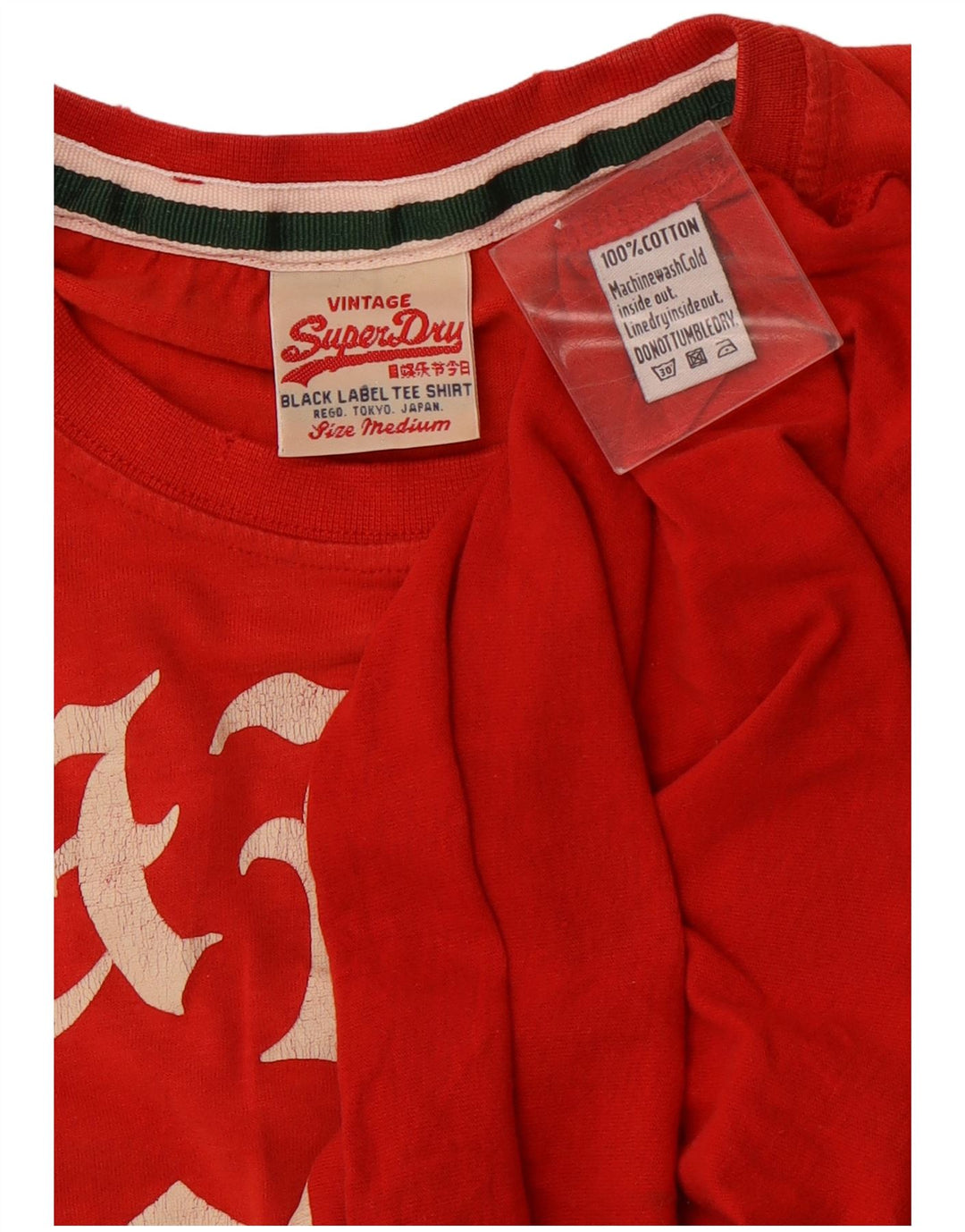 SUPERDRY Tricou cu grafic pentru femei Top UK 12 Medium Red Bumbac