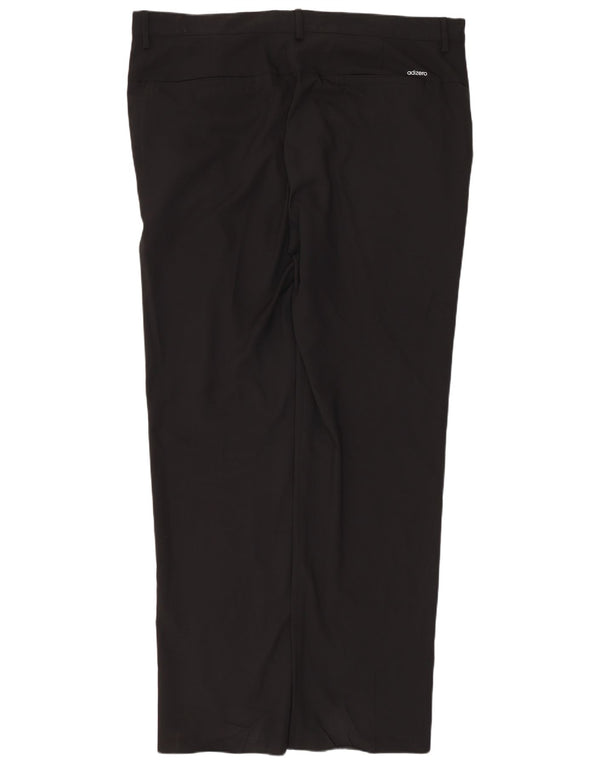 Pantaloni chino drepți ADIDAS Adizero pentru bărbați L38 L34 Poliester negru