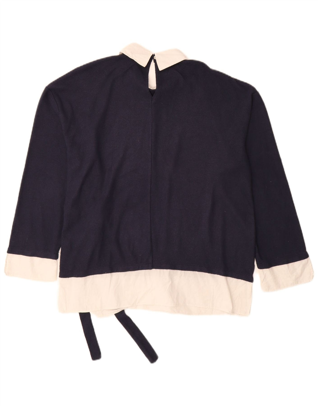 Marks & Spencer Pulover cu gât polo pentru femei UK 12 Medium Bleumarin