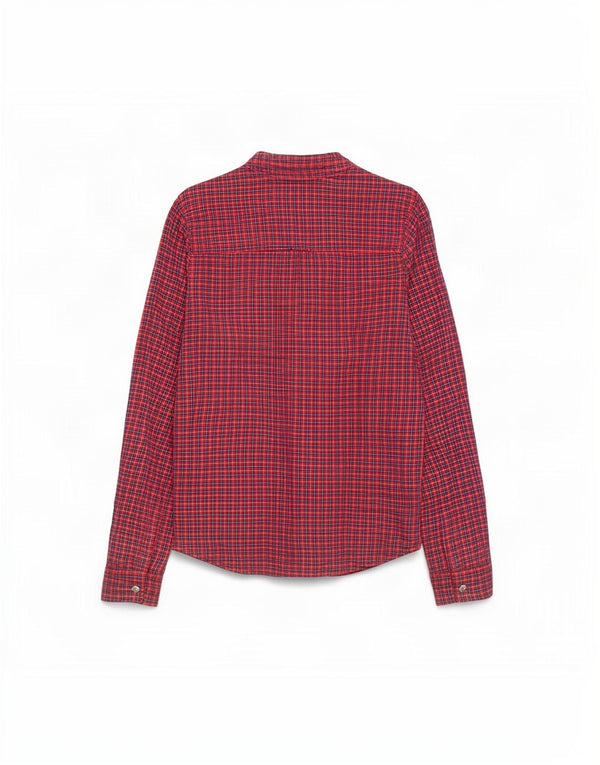 Cămașă pentru femei Hollister Flannel UK 12 Medium Red Check Bumbac
