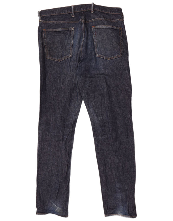 Blugi drepte pentru bărbați Gap, slim fit, L36 L34, bumbac bleumarin
