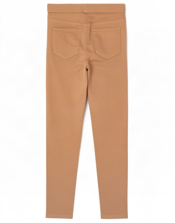 Marks & Spencer Womens Jegging Jeans UK 10 Small W27 L28 Beige Cotton