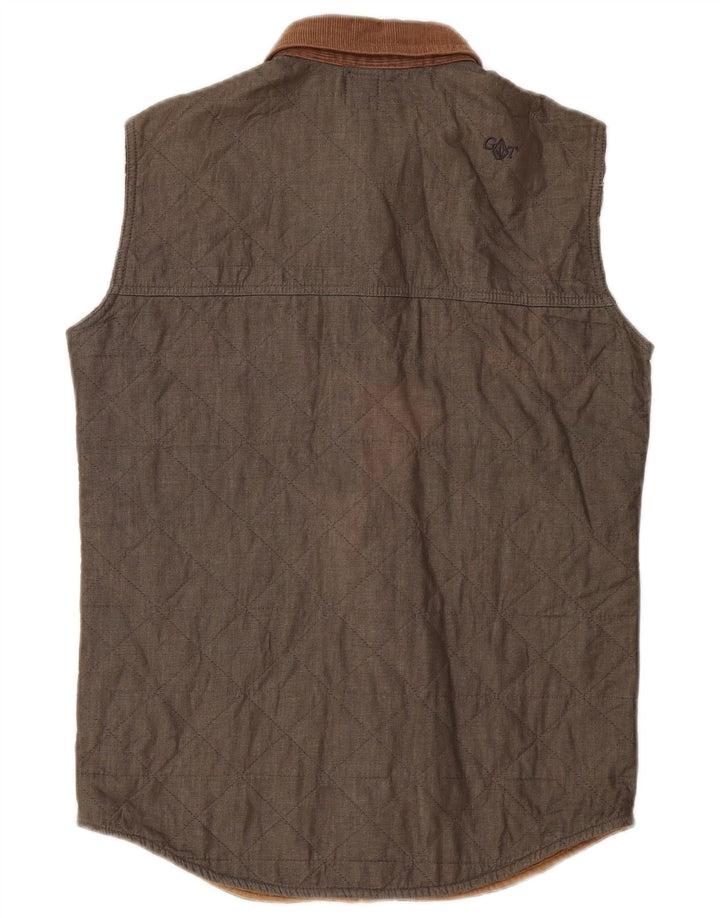 Gilet matlasat pentru bărbați Volcom UK 36 Small Khaki Bumbac