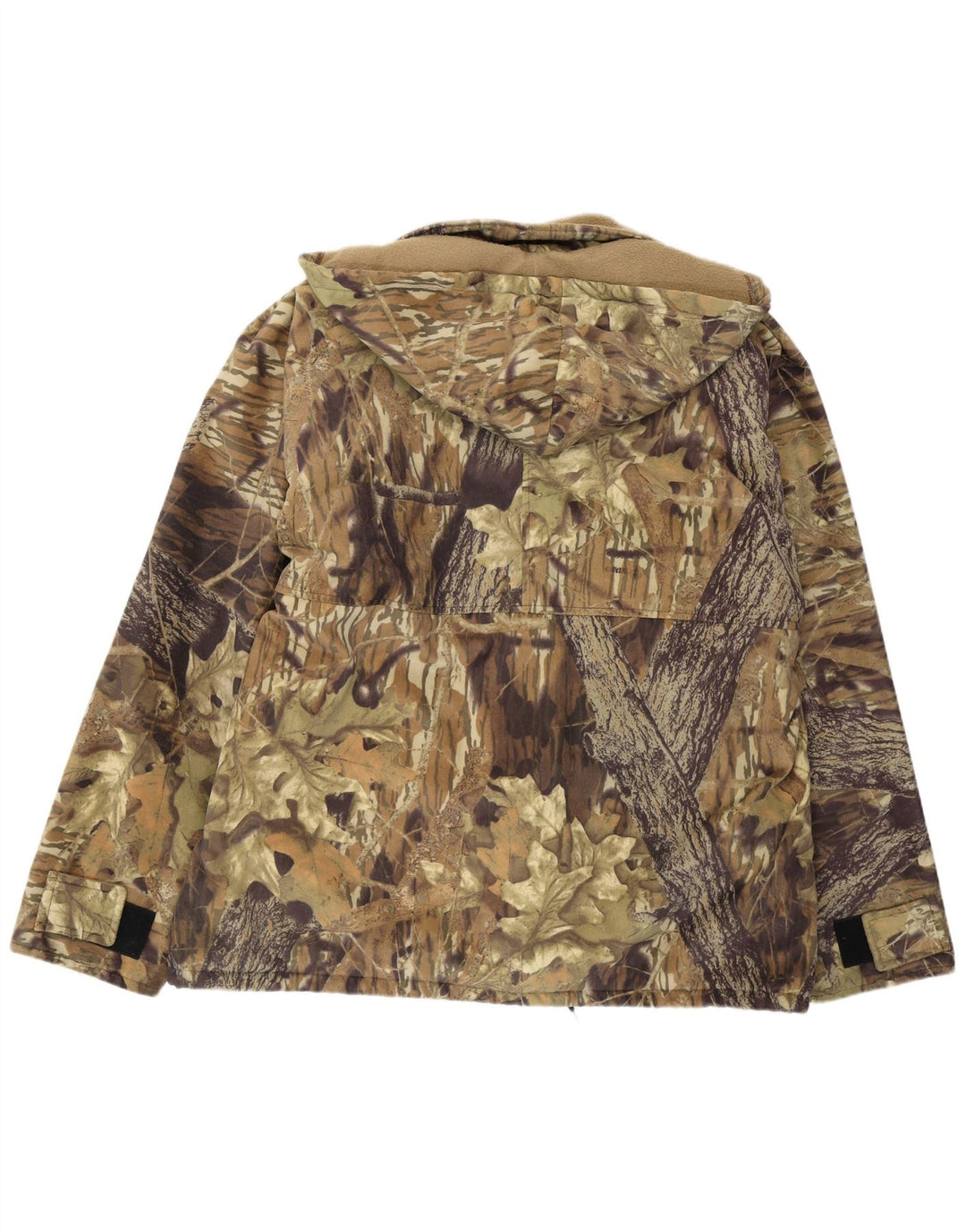 Jachetă de vânt pentru bărbați vintage IT 50/52 Poliester Floral Kaki mare