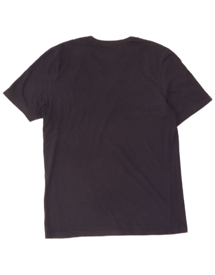 Tricou pentru bărbați Hugo Boss Top mare din bumbac bleumarin