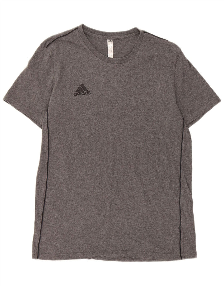 Tricou pentru bărbați Adidas Top Medium Gri Bumbac