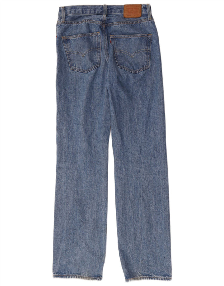 Blugi drepti pentru femei Levi's 501 W25 L32 Bumbac albastru