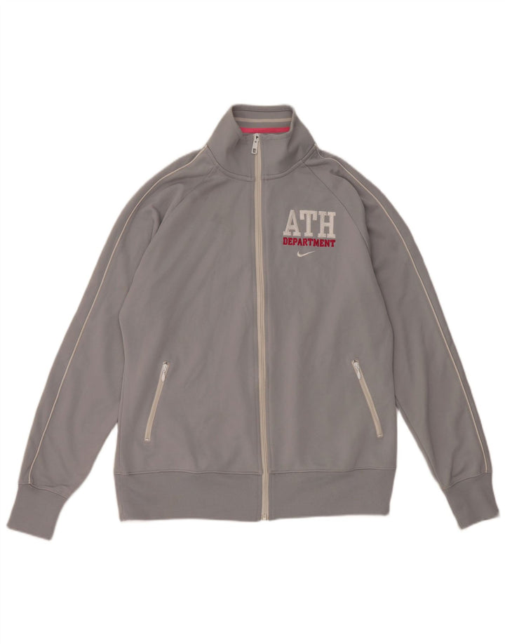 Jachetă de top pentru trening grafic Nike pentru femei UK 18 XL gri