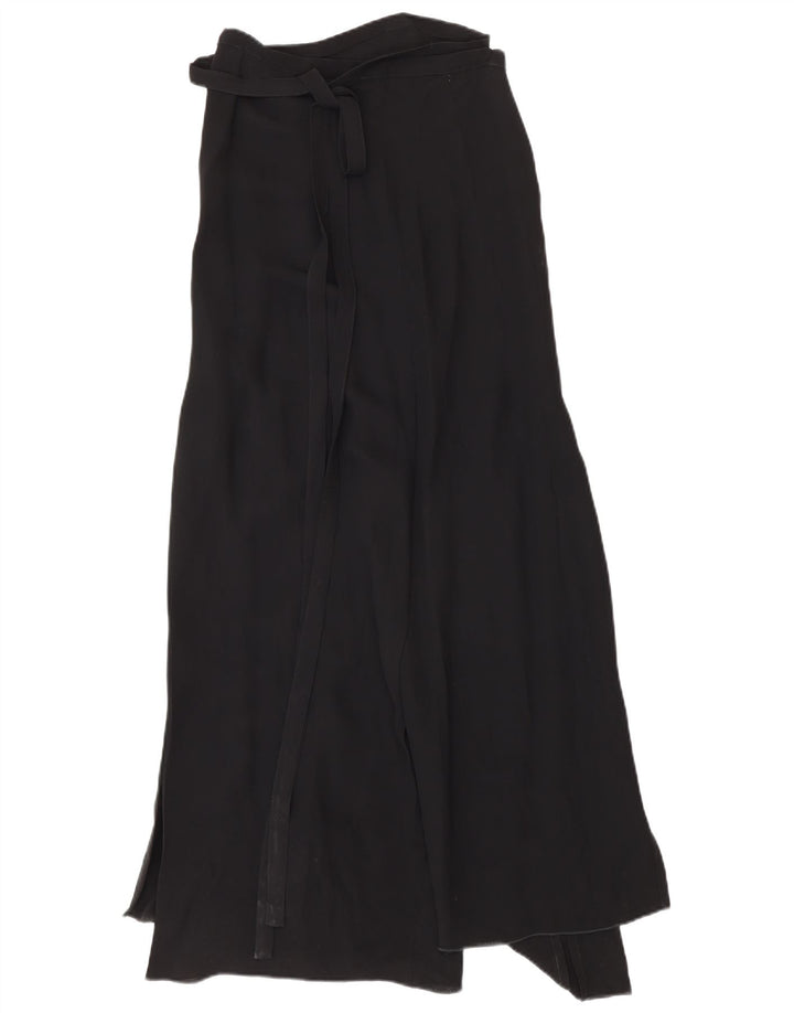 Gianfranco Ferre Fusta Wrap Maxi pentru Femei IT 42 Medium W28 Viscoza Neagra