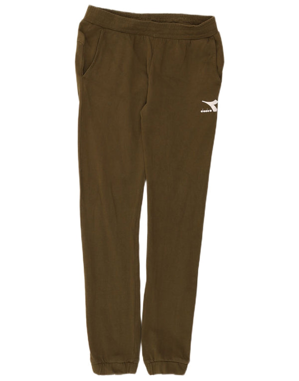 Diadora Fete Trening Pantaloni Joggeri 13-14 Ani 2XL Kaki Bumbac