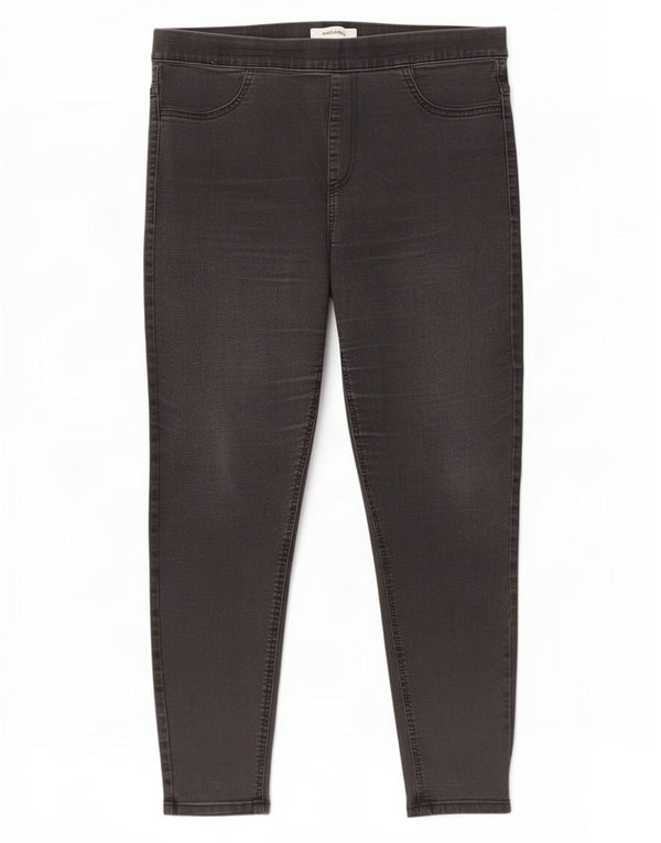Marks & Spencer Jegging Cropped Jeans pentru femei UK 14 Large W32 L24 Black