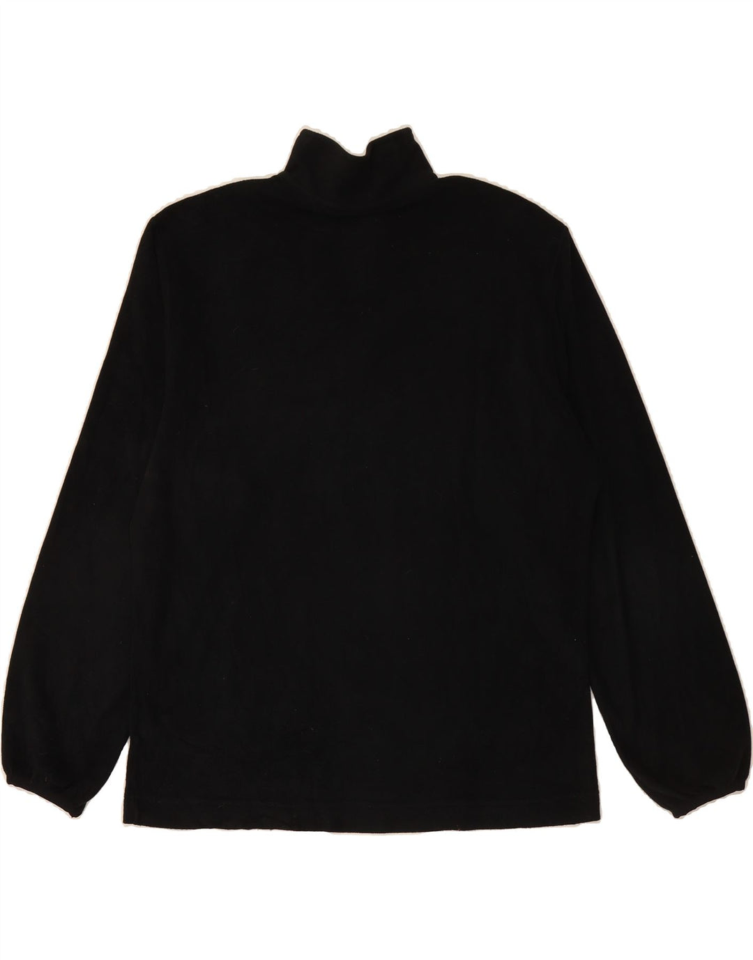 FILA Mens Zip Neck Fleece Jumper XL Black Vintage Fila and Second-Hand Fila from Messina Hembry 