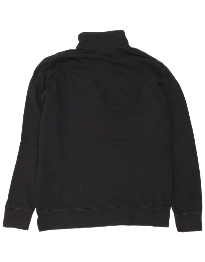 Pulover pentru bărbați Marks & Spencer, cu fermoar 1/4, mare, bumbac, negru