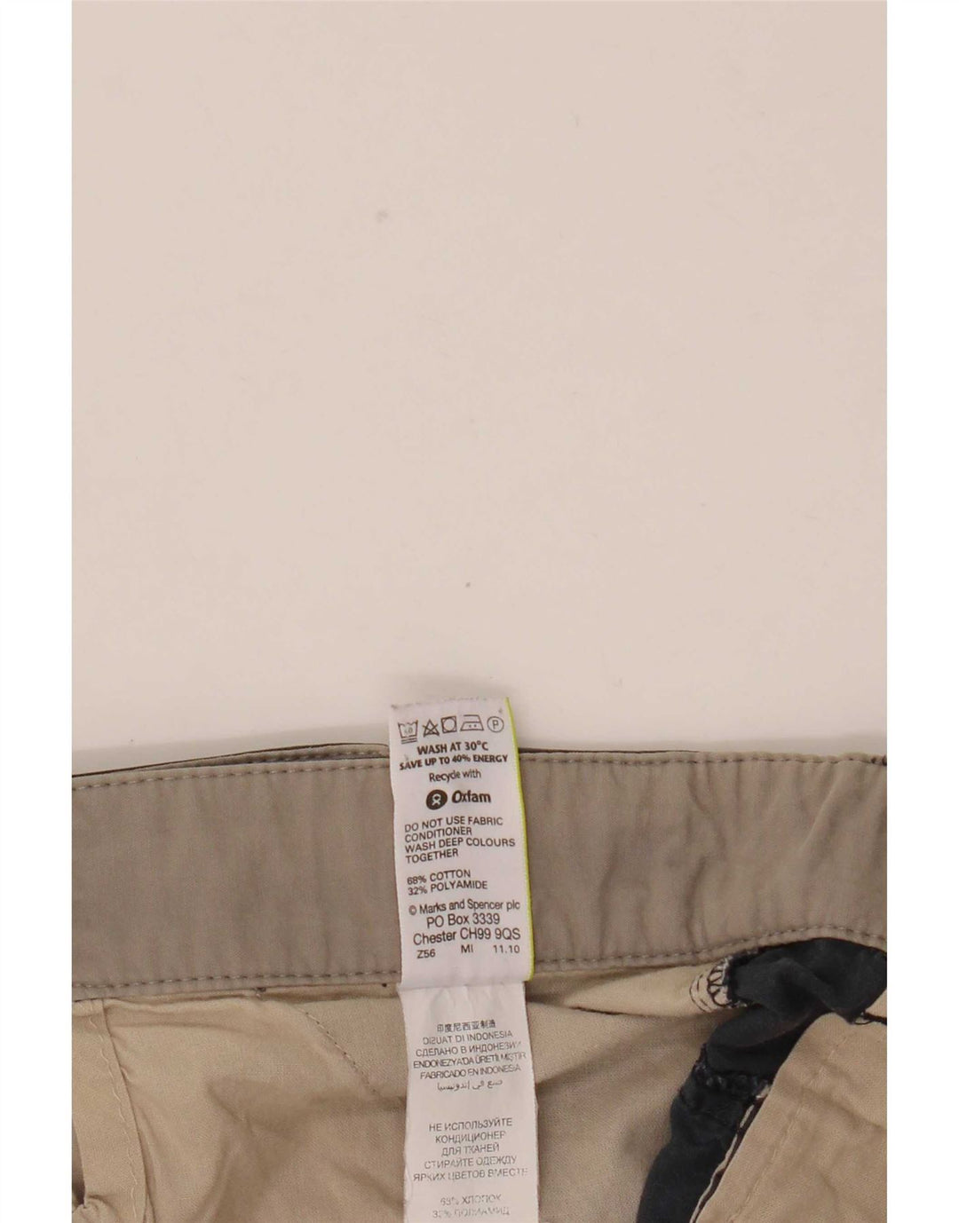 Pantaloni scurți cargo pentru bărbați Marks & Spencer W40 XL bleumarin