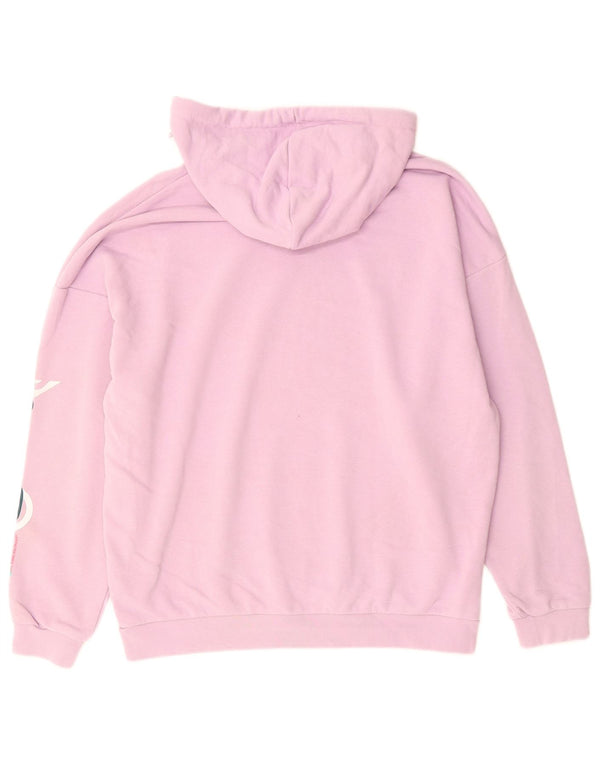 Pulover pentru femei Puma Graphic Oversized Hoodie UK 10 Bumbac violet mic