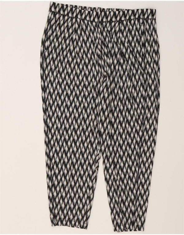 Marks & Spencer Pantaloni casual pentru femei cu talie înaltă UK 20 2XL W40 L27 Negru