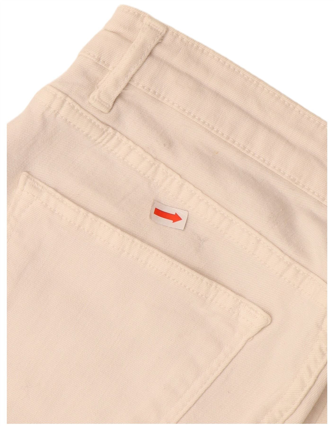Bermude ZARA pentru damă, pantaloni scurți din denim EU 38 Small W28 Off White