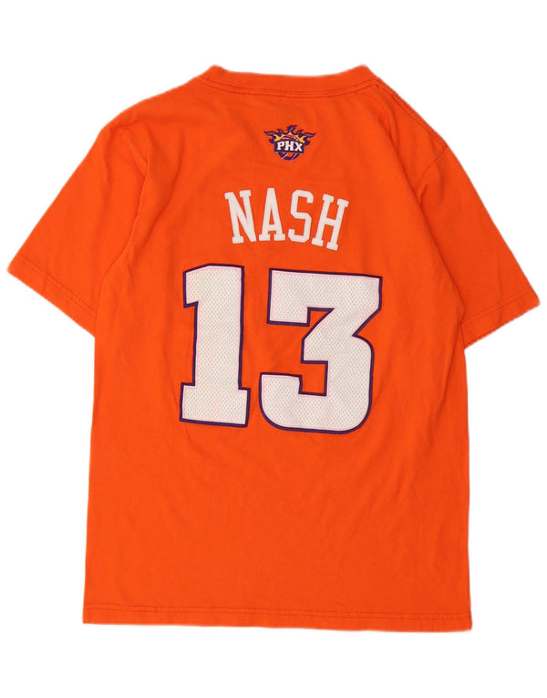 Tricou grafic Adidas pentru bărbați Phoenix Suns Top mic portocaliu din bumbac sport