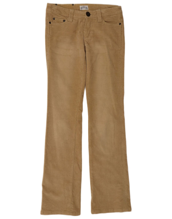 Pantaloni Madonna Bootcut pentru femei XS W28 L33 bumbac bej