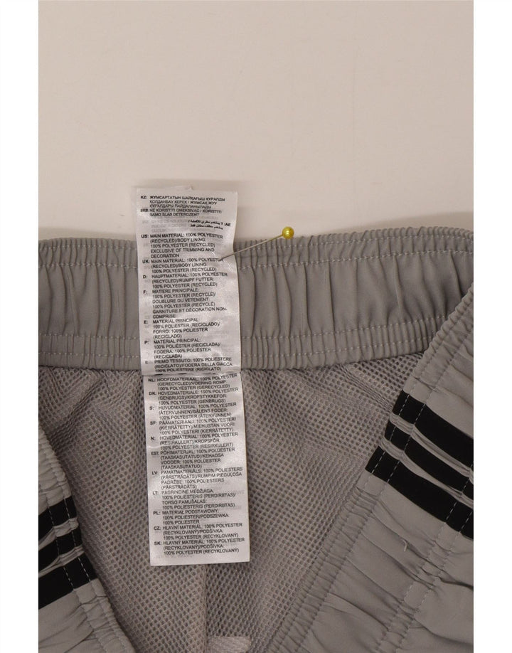 Pantaloni scurți sport pentru bărbați Adidas Mic, gri, poliester