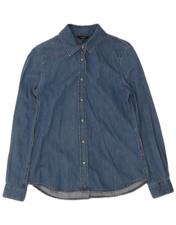 Cămașă de blugi pentru femei Massimo Dutti UK 10 Small Blue