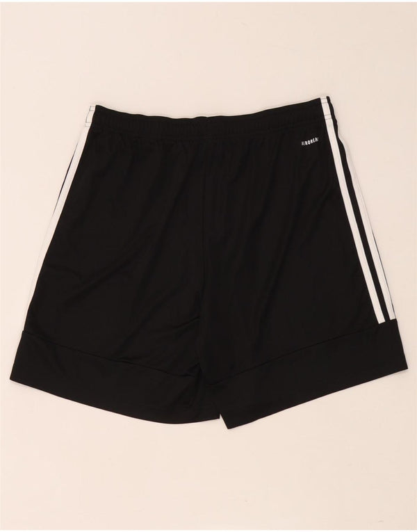 Pantaloni scurți sport Aeroready Adidas pentru bărbați, poliester mediu negru
