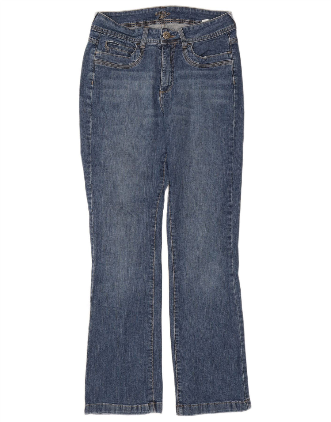 Jeans Lee Riders Bootcut pentru femei US 10 Large W30 L30 Blue Bumbac