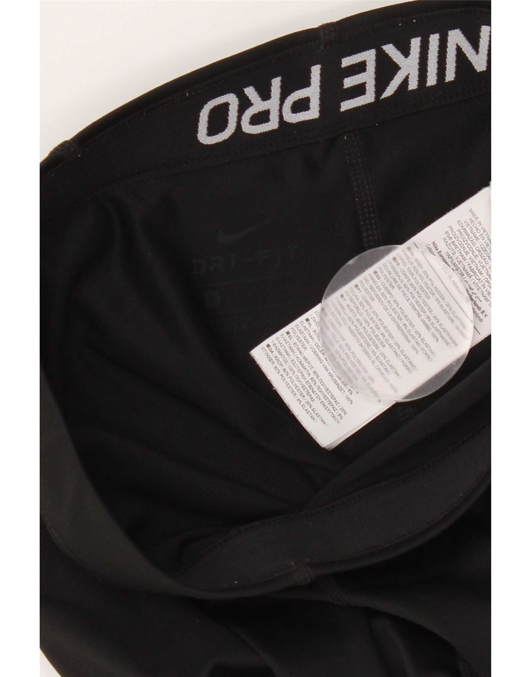 Leggings cu grafică Capri Nike pentru femei UK 8 Poliester negru mic