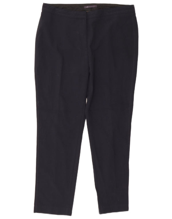 Pantaloni chino conici pentru femei Marks & Spencer UK 16 Large W32 L28 Bleumarin
