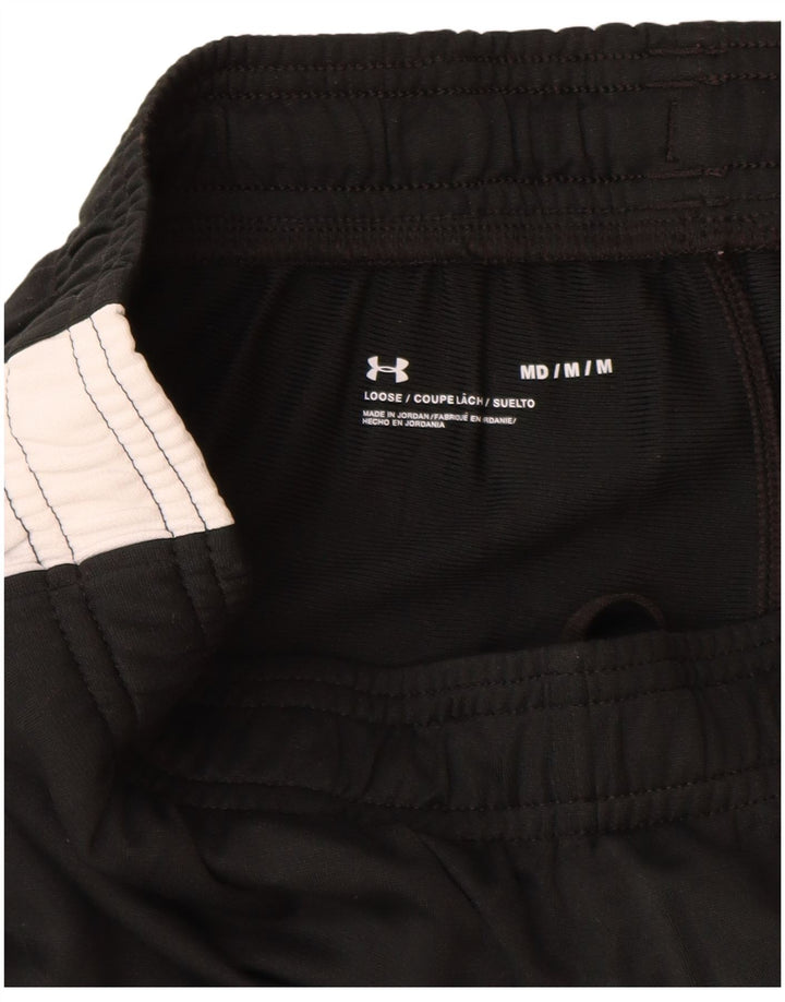 Pantaloni de trening Under Armour pentru băieți 9-10 ani, mediu negru, color block