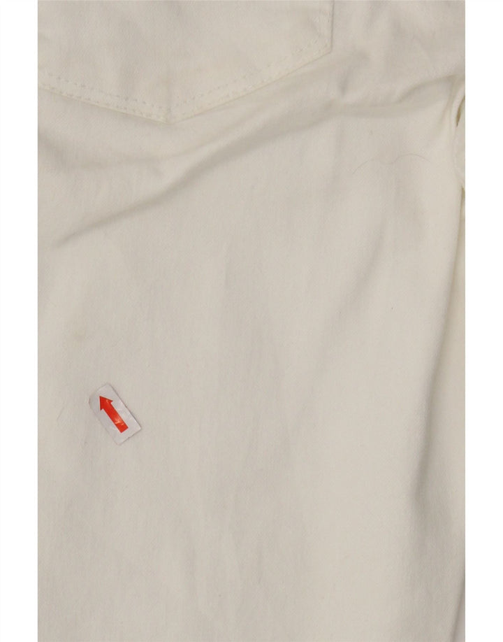 Blugi slim de damă PRANA US 4 Small W27 L31 Bumbac alb