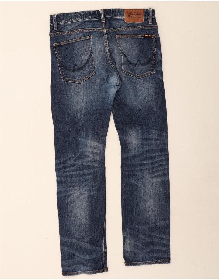 Blugi drepti pentru bărbați Superdry W32 L30 Bumbac albastru